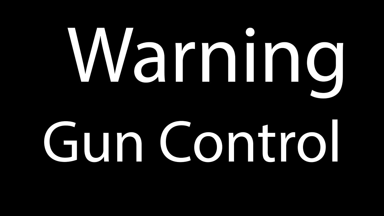 Trailer- Warning Gun Control