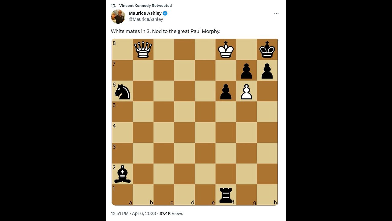 #585 3 MOVES TO CHECKMATE LIVE FROM PROC 04.10.23
