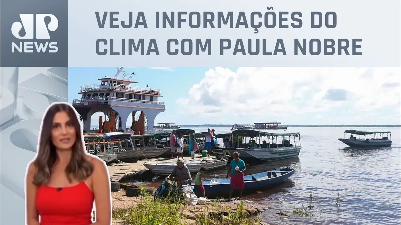 Nível de água do Rio Negro sobe média de 2 metros nos últimos 2 meses | Previsão do Tempo