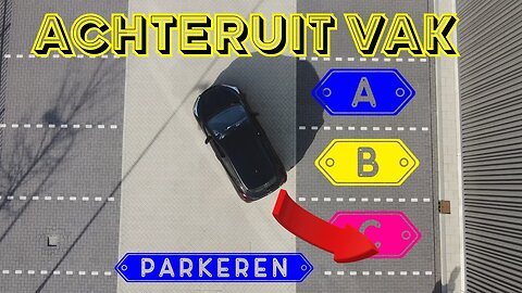 ACHTERUIT INPARKEREN IN EEN VAK! (CBR Praktijk verrichting)