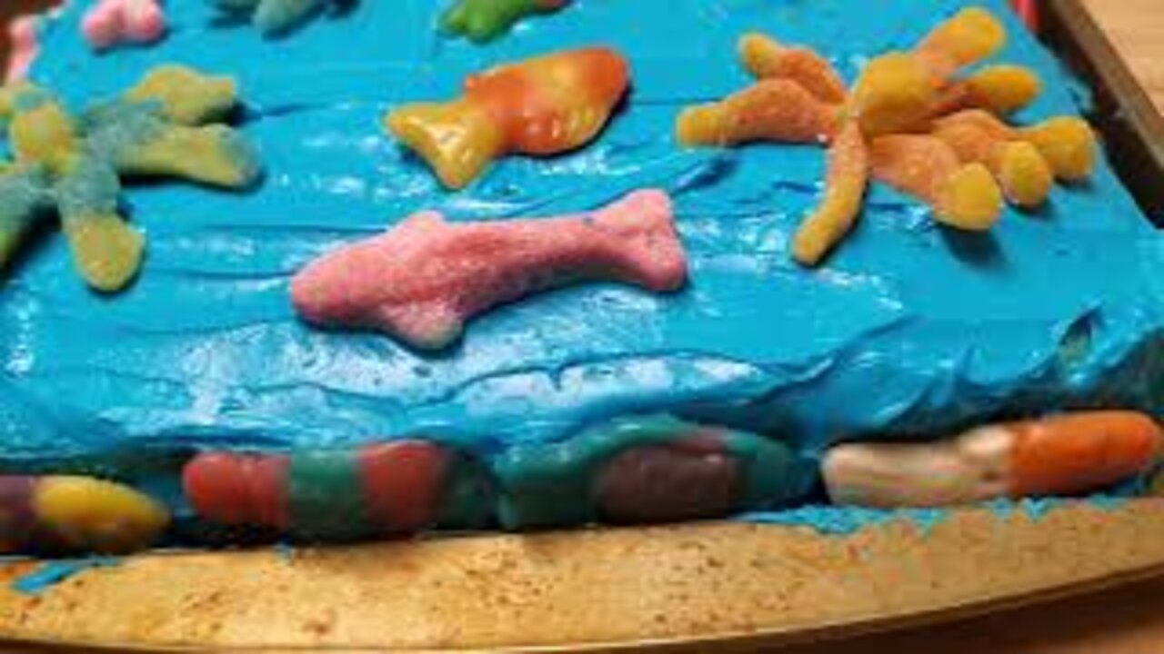 Beach cake