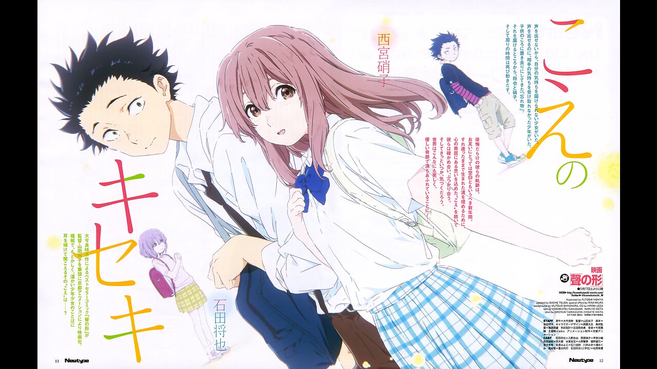A Silent Voice: Shōko Nishimiya Slideshow AMV - Yume o semenaide (Don't blame your dreams)