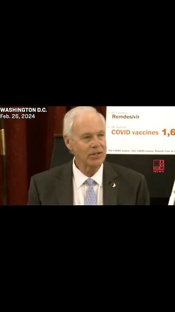 Someone Needs To Pay For The Vaccine Injuries - Ron Johnson
