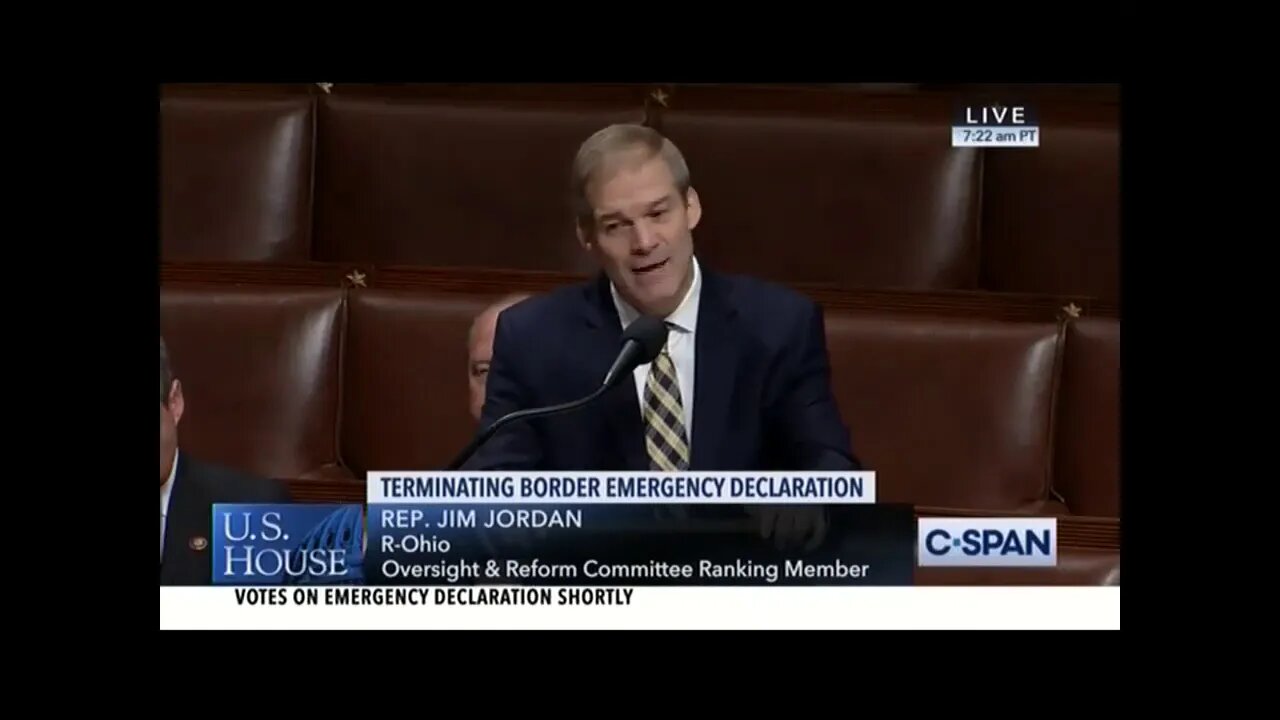 Rep. Jordan: "Democrats attacking the President instead of trying to solve the problem"