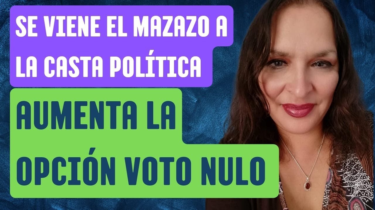 Con el voto NULO se le viene el mazazo a la clase política Chilena este 7 de mayo