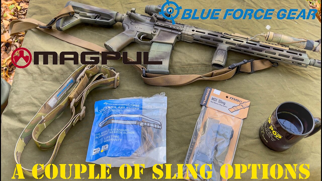 A couple of sling options-Magpul/Blue Force Gear