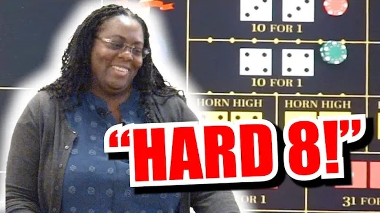 🔥SHE MAKES IT EASY!!🔥 30 Roll Craps Challenge - WIN BIG or BUST #360