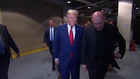 Trump UFC 309 Entrance