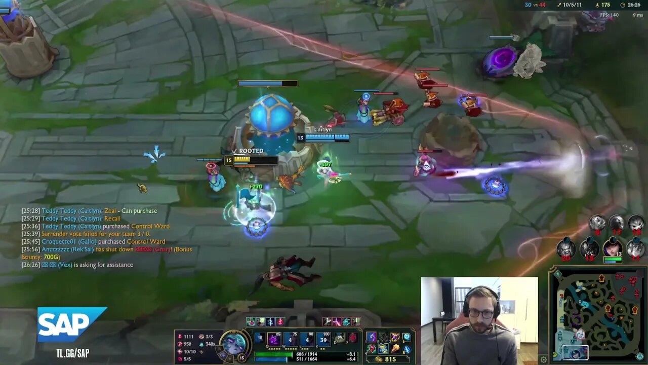 Caitlyn really did this to Bjergsen