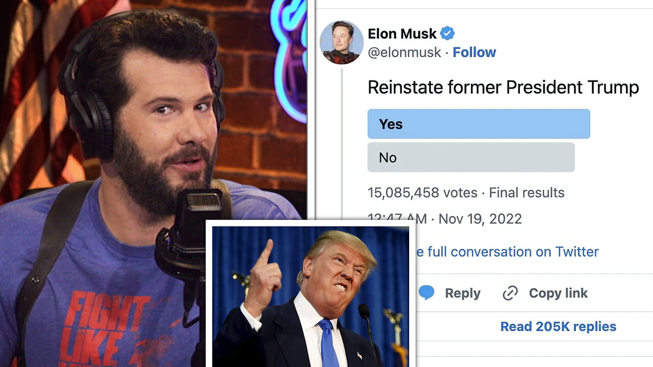 Elon BRINGS BACK Trump, LET THAT SINK IN!!! | Louder With Crowder