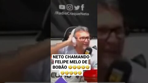 Neto zoando com o Felipe Melo