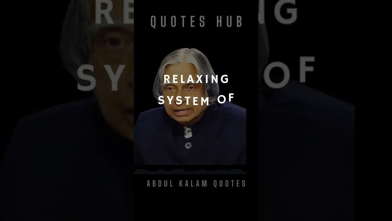 One of the Most Inspiring Quotes from APJ Abdul Kalam || #quotes || #shorts