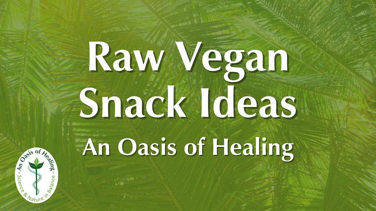 Raw Vegan Snack Ideas