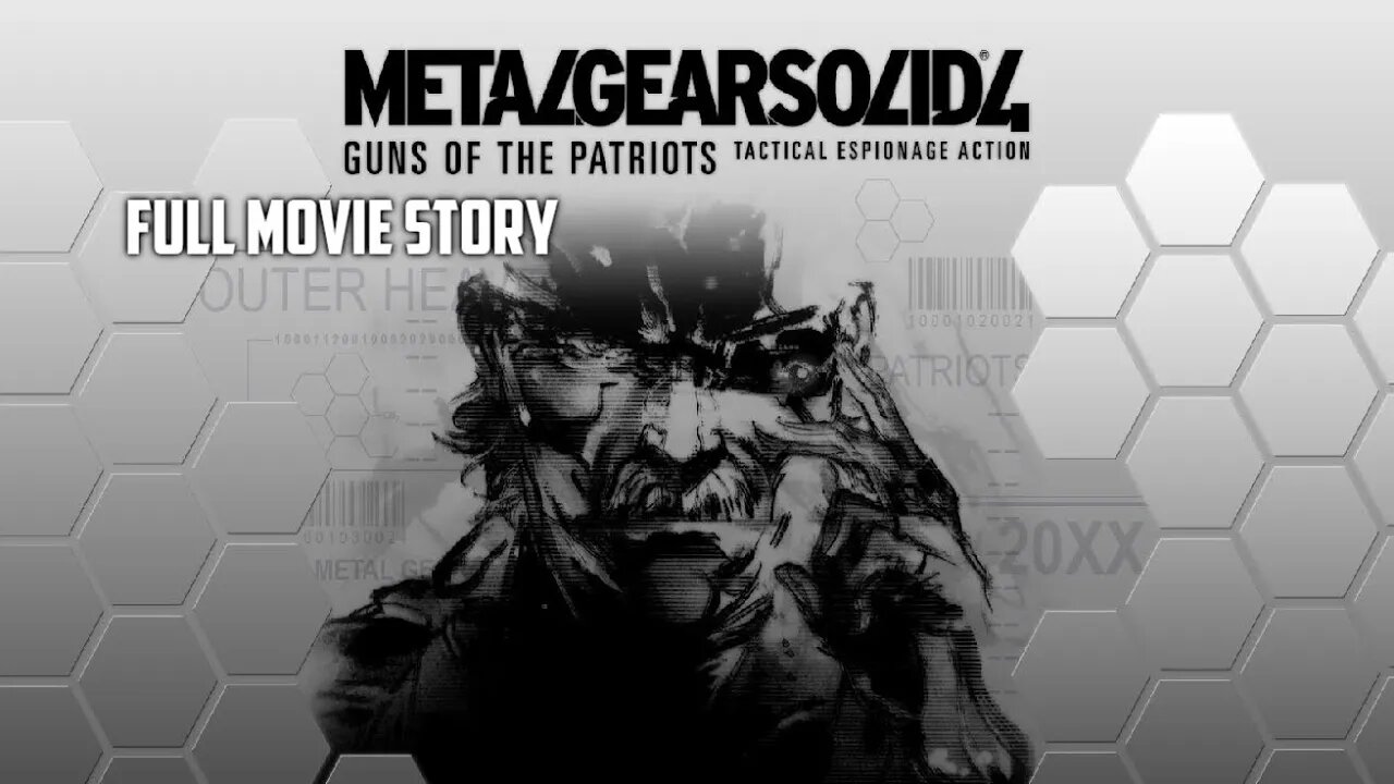 Metal Gear Solid 4 The Movie Full Story