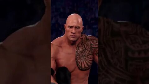 WWE 2k22 The Rock Entrance #shorts