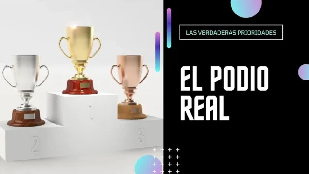 El podio real