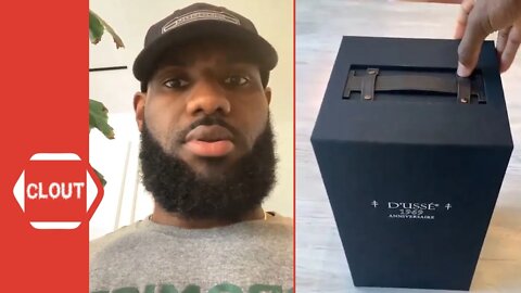 LeBron James Receives A Rare Special Package Of D’USSÉ 1969 Anniversaire Cognac From JAY-Z!