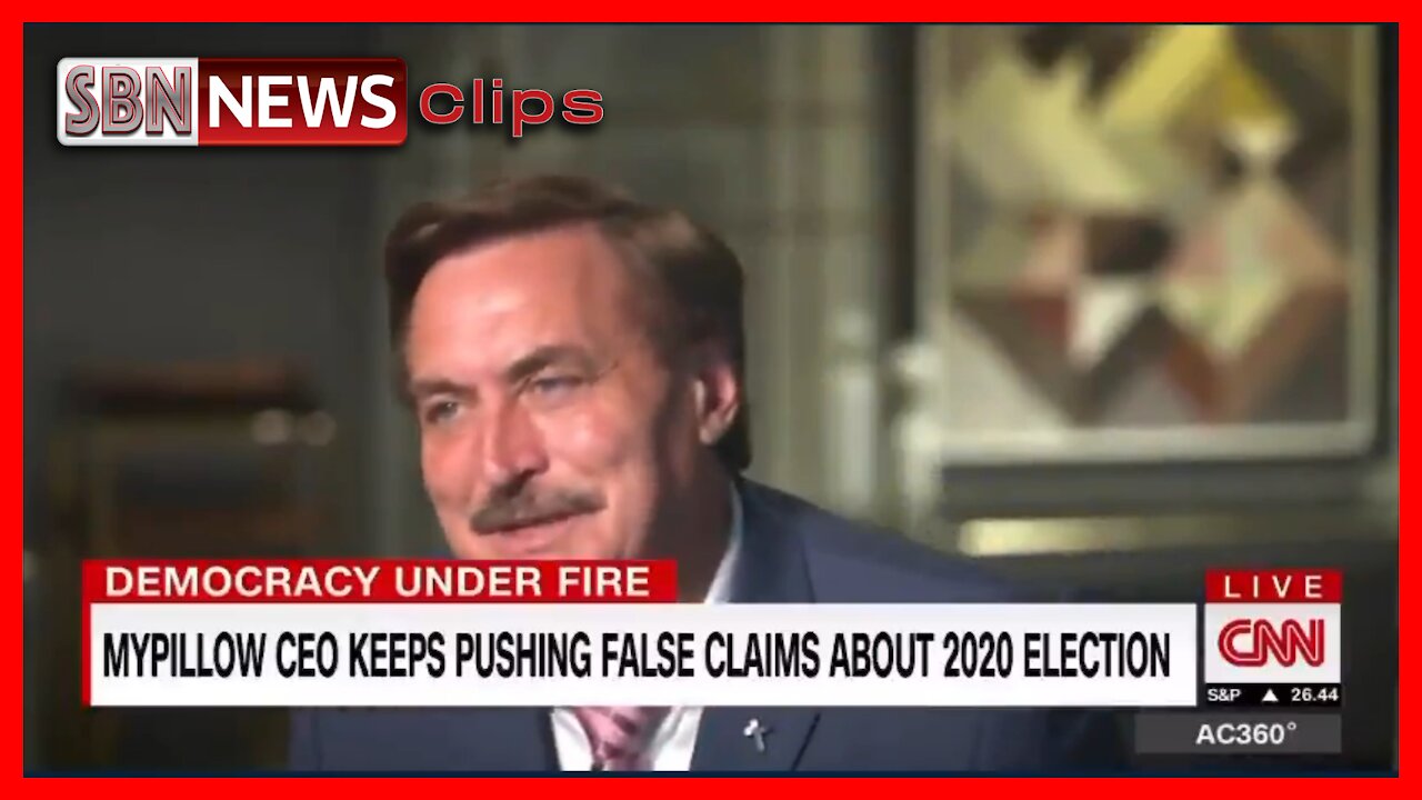 Mike Lindell Asked a CNN Reporter if He Needed a Hug Because He Was So Worried. - 2915