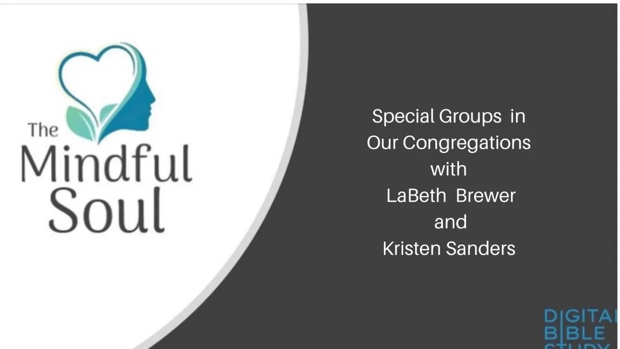Special Groups in our congregations