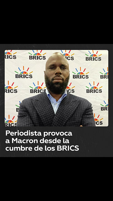 Líder anticolonialista francés se burla de Macron en la cumbre de los BRICS