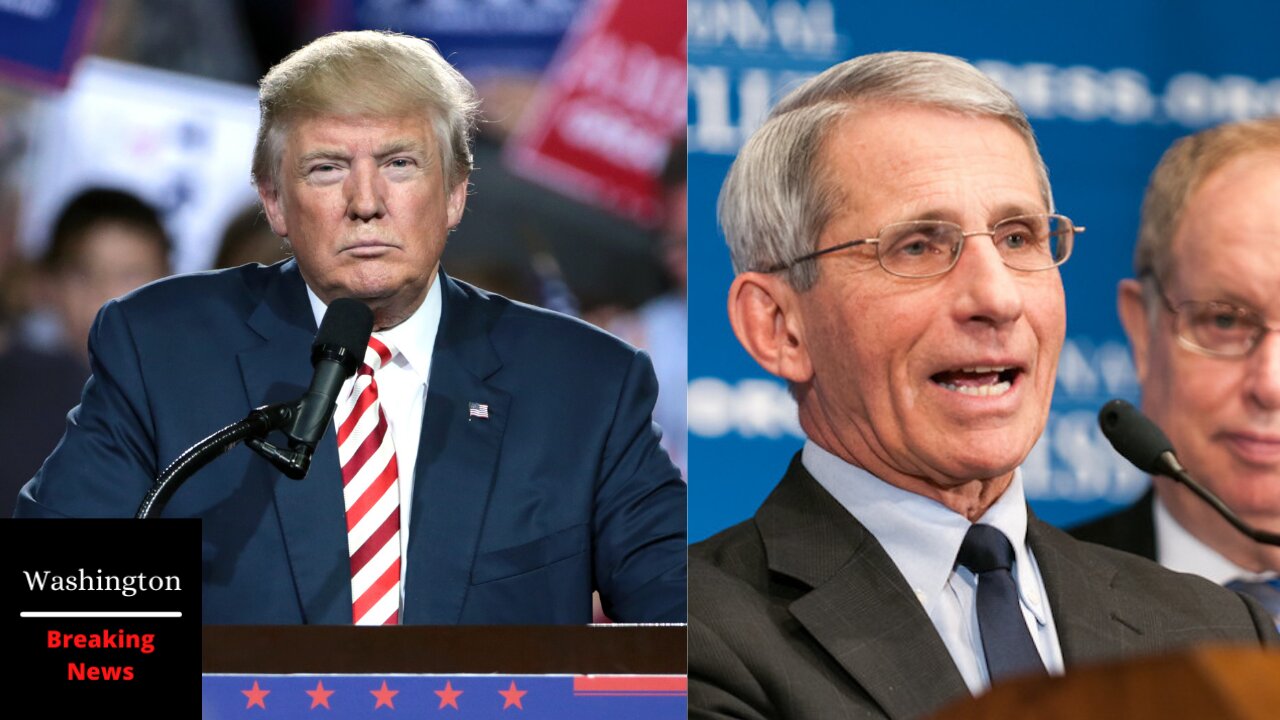 Trump Rips Fauci & Biden In Speech