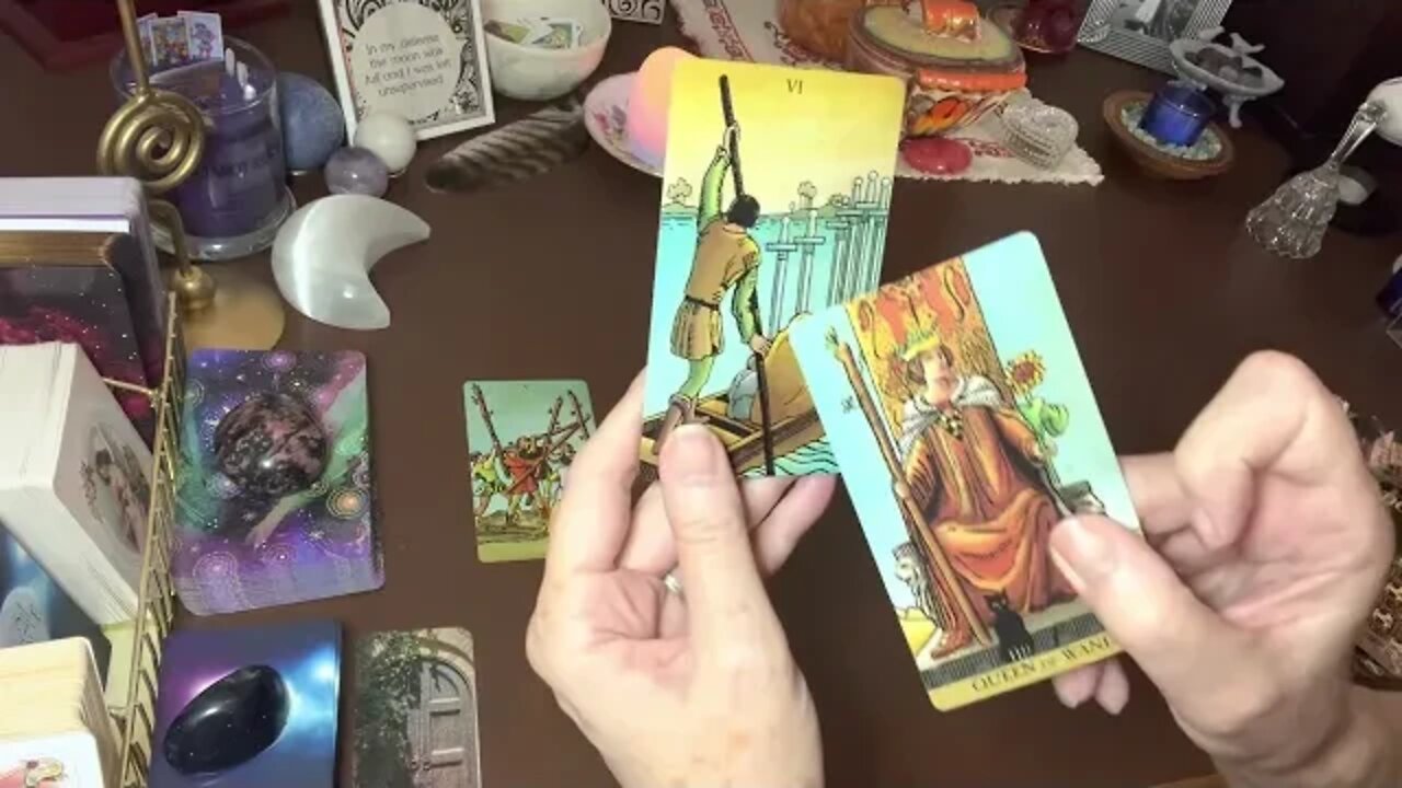 WELL, SOMETHING'S DEFINITELY OVER WITH ~ spirit guided timeless tarot