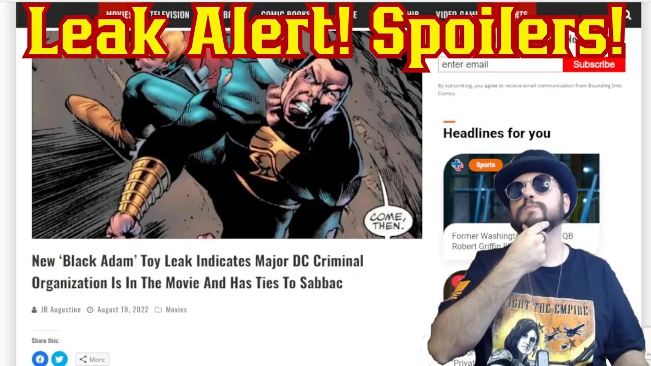 Warner Bros Black Adam Movie Leaks Are Here! Villain Details Revealed *Spoiler Alert* | The Rock