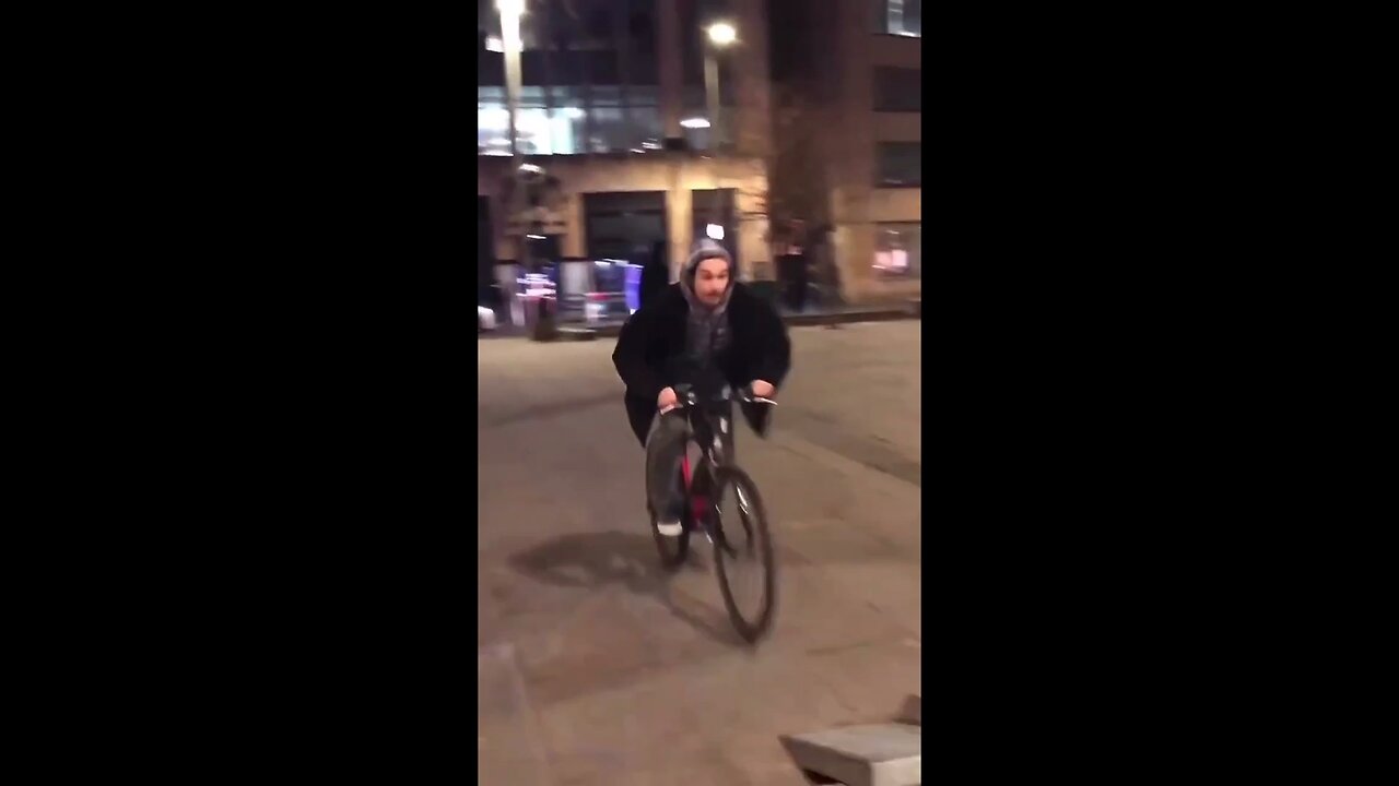 HOLD MY BEER while I do bike stunt