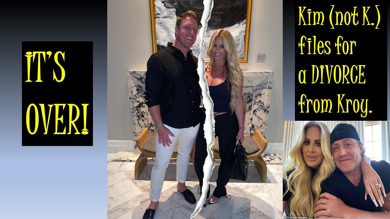 Kim Zolciak-Biermann said she is done with her marriage to Kroy Biermann. “I want a divorce.”