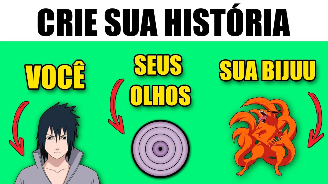 JOGO DO PAUSE NARUTO! CRIE SEU PRÓPRIO PERSONAGEM E SUA HISTÓRIA EM NARUTO