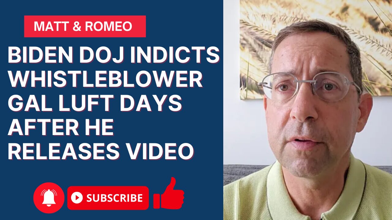 Biden DOJ Indicts Whistleblower Days After He Releases Video That Exposed Biden Crime Family
