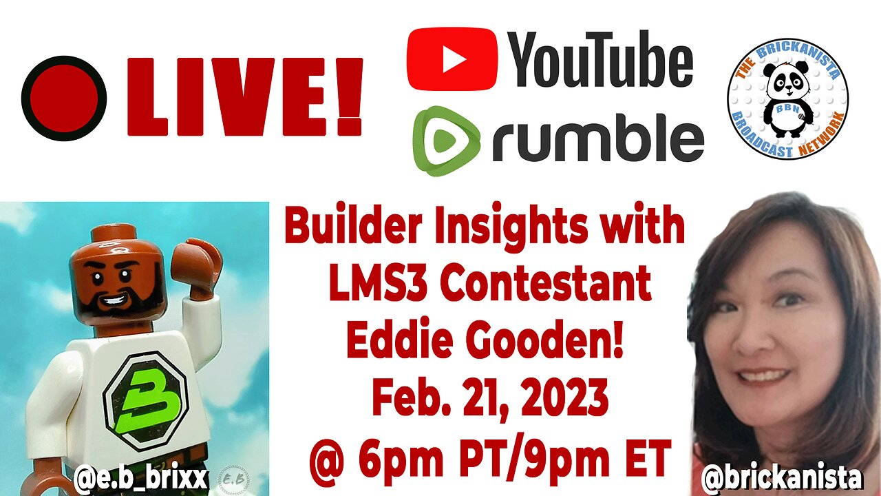 Builder Insights with LEGO Masters S3 Contestant, Eddie Gooden