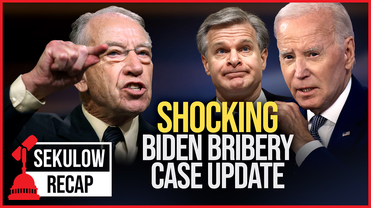 Sen. Grassley BLASTS DOJ’s Handling of Biden Bribery Case