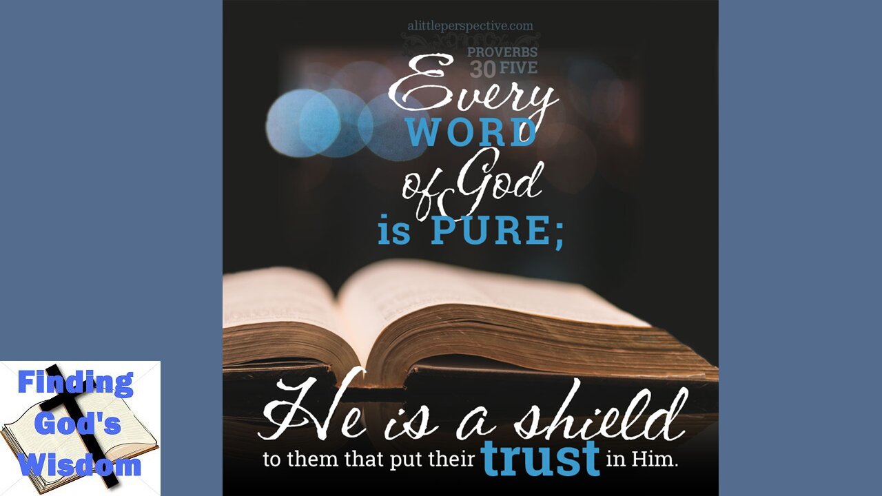 Every word of God is Pure