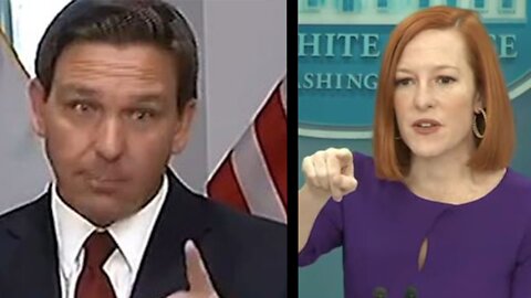 Ron DeSantis pushes back after Jen Psaki says the state of Florida could do more