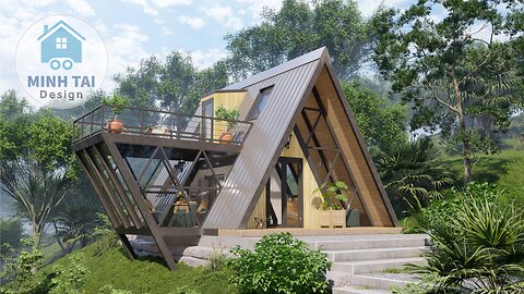 Small House Design Ideas - A Frame House - Minh Tai Design 18