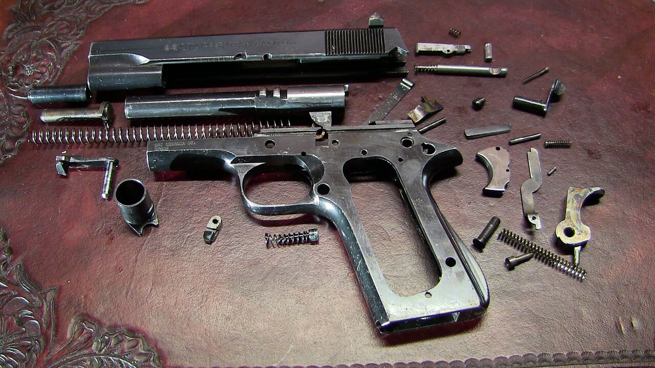 STAR B pistol reassembly