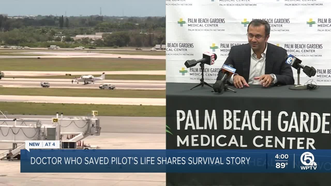 Doctor who saved pilot's life shares 'remarkable' survival story