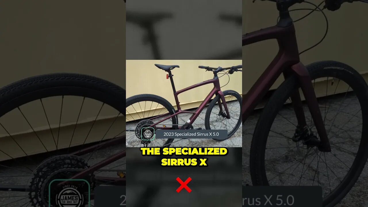 The Mind Bending Specialized Sirrus X 5.0 bike design