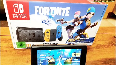 Nintendo Switch Special Edition Fortnite Gameplay.