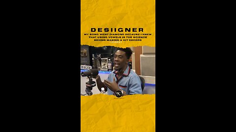 #desiigner My 🎵 went 💎because I knew usin vowels is the 🧪 2 make a hit🎥 @breakfastclubam
