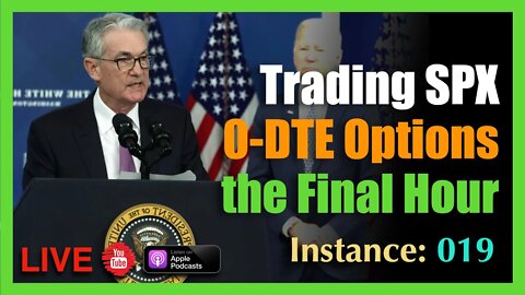 Trading SPX 0-DTE Options in the Final Hour - Live at 3:30PM