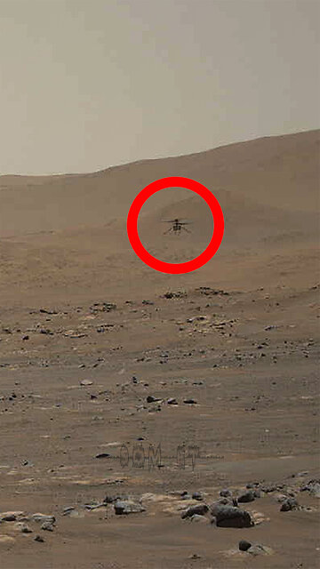 Som ET - 51 and 78 - Mars - Perserverance Sol 76 - Fifth flight of Ingenuity helicopter - Dust devil