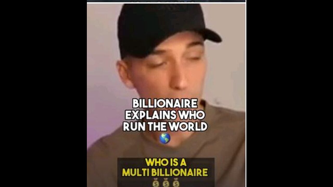 BILLIONAIRE EXPLAINS WHO RUN THE WORLD ***THIS IS A MUST WATCH***