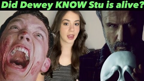 Did Dewey Riley KNOW Stu Macher is alive??? - SCREAM THEORY