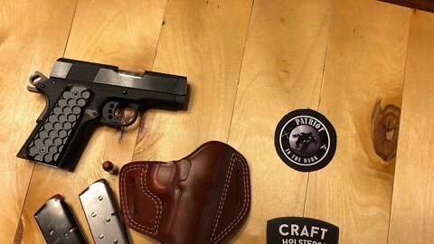 Craft Holsters - Open Top Custom Leather Outside The Waistband - Pt 2A Final Review * PITD