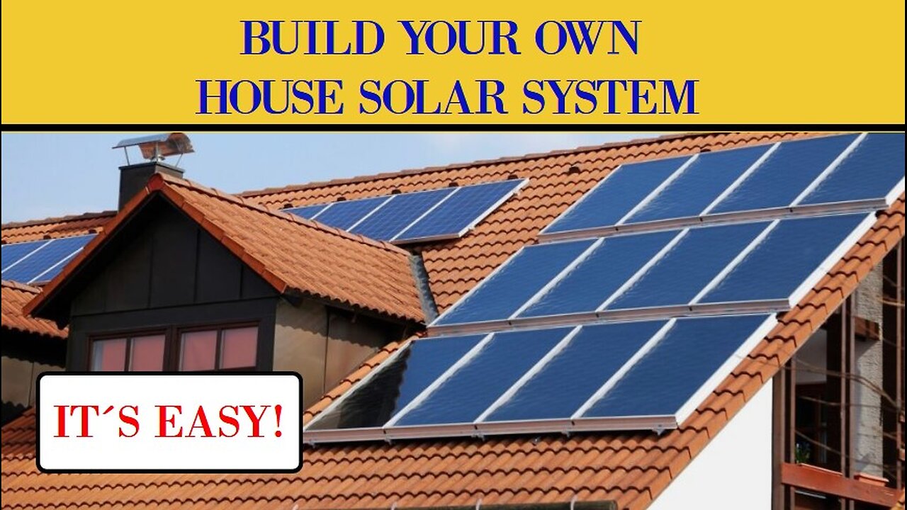 Build your own house solar system A guide on what panels batteries inverter & solar charger to chose