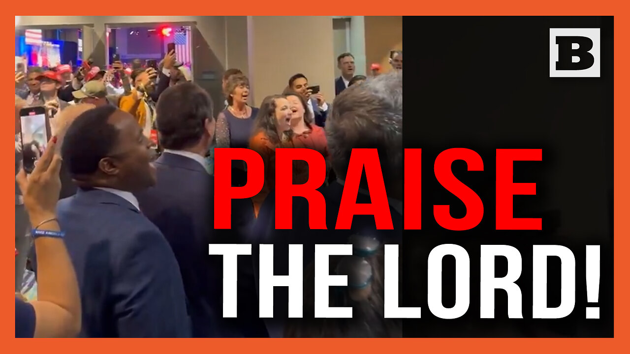 Beautiful! Trump Supporters Praise God at Victory Party, Sing "How Great Thou Art"