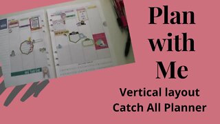 Plan with me - Vertical Layout