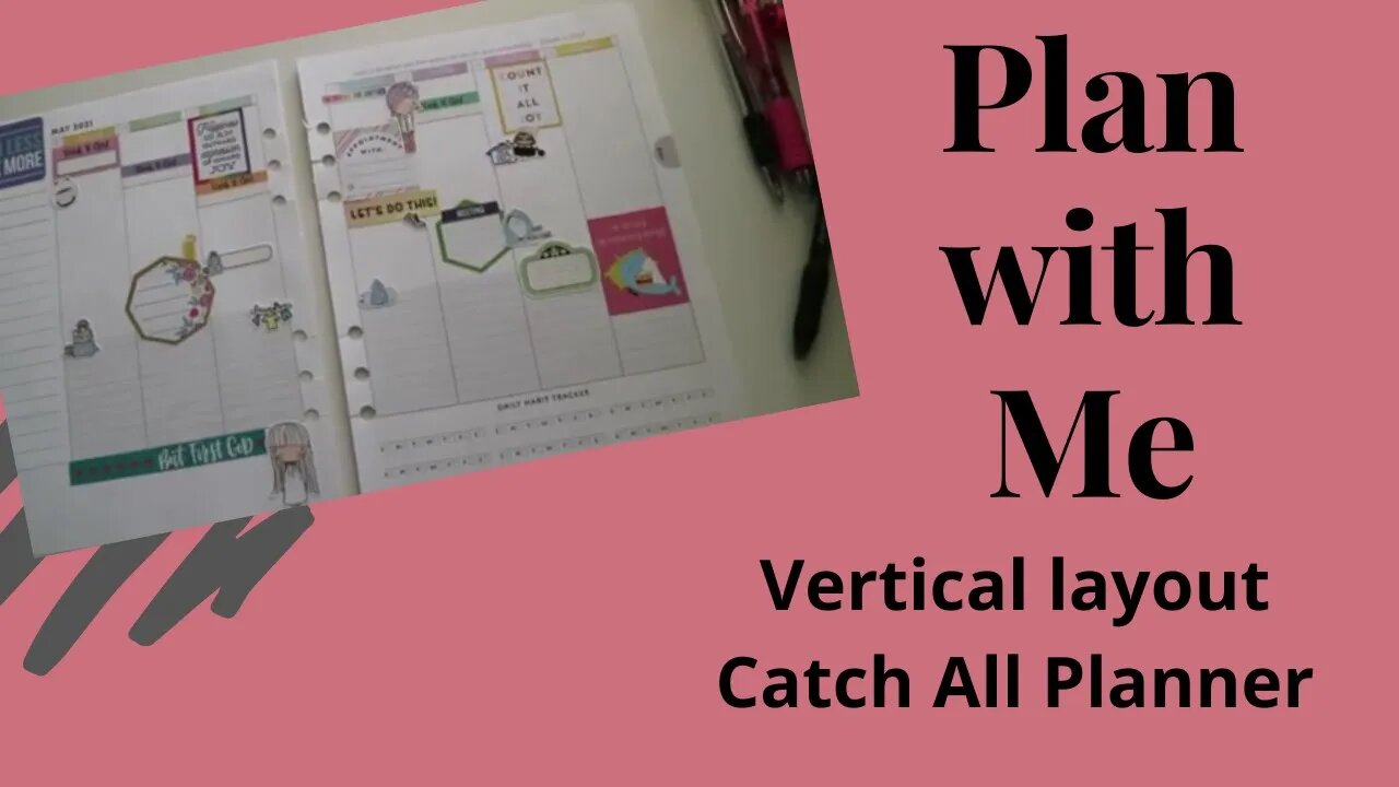 Plan with me - Vertical Layout